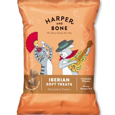 Harper and Bone Iberian Soft Treats Chicken Turkey