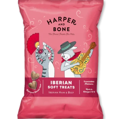 Harper and Bone Iberian Soft Treats Iberian Ham and Beef