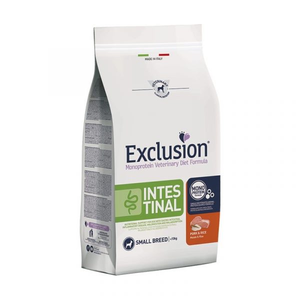 Exclusion Intestinal Maiale e Riso Small Breed