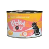 Lucky Lou Adult Umido Gatto Lattina - Adult Pollame e Agnello con Pera