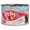 Lucky Lou Adult Umido Gatto Lattina - Adult Pollame e Manzo con Zucchina