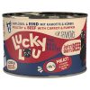 Lucky Lou Umido Gatto Senior Lattina - Senior Pollame e Manzo con Carote e Zucca