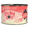 Lucky Lou Kitten Umido per Gattini Lattina - Kitten Pollame con Carote