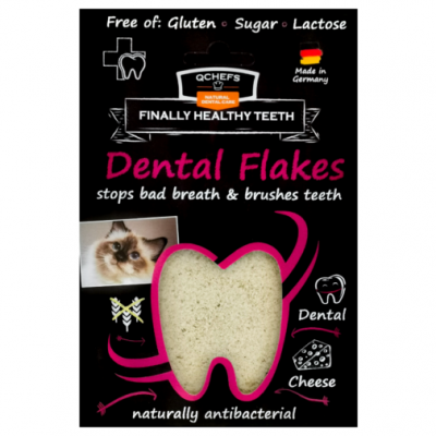 Qchefs Dental Flakes Gatto