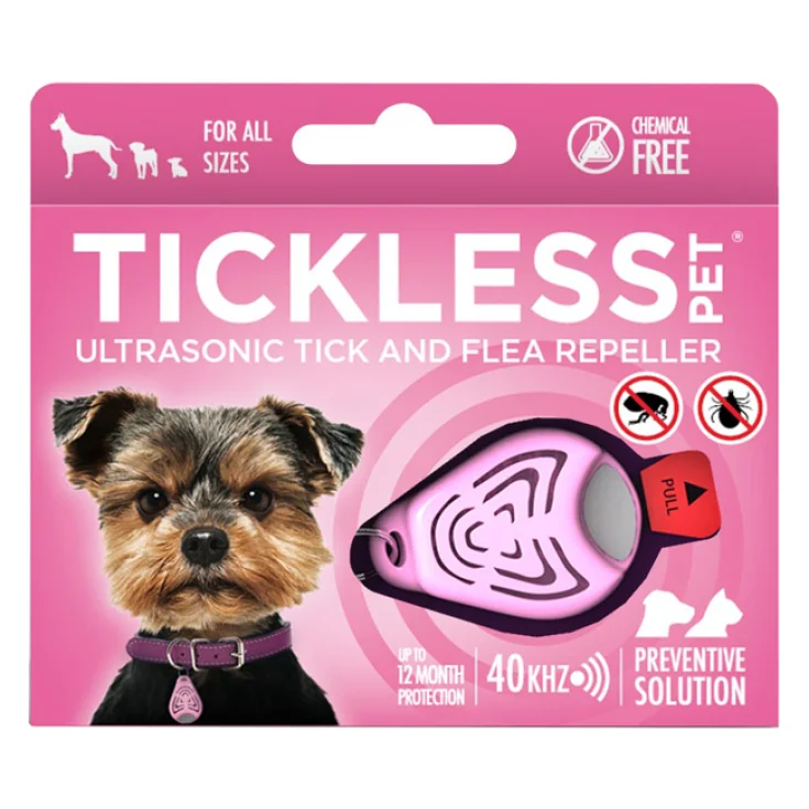 Tickless Medaglietta per cani a ultrasuoni contro pulci e zecche